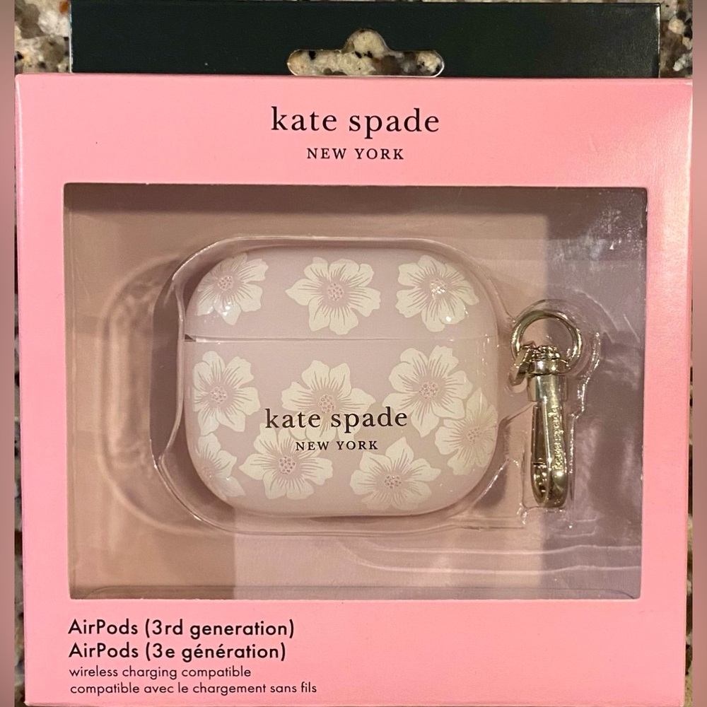 Kate Spade New York Protective Air Pod Case 'Translucent Blush'